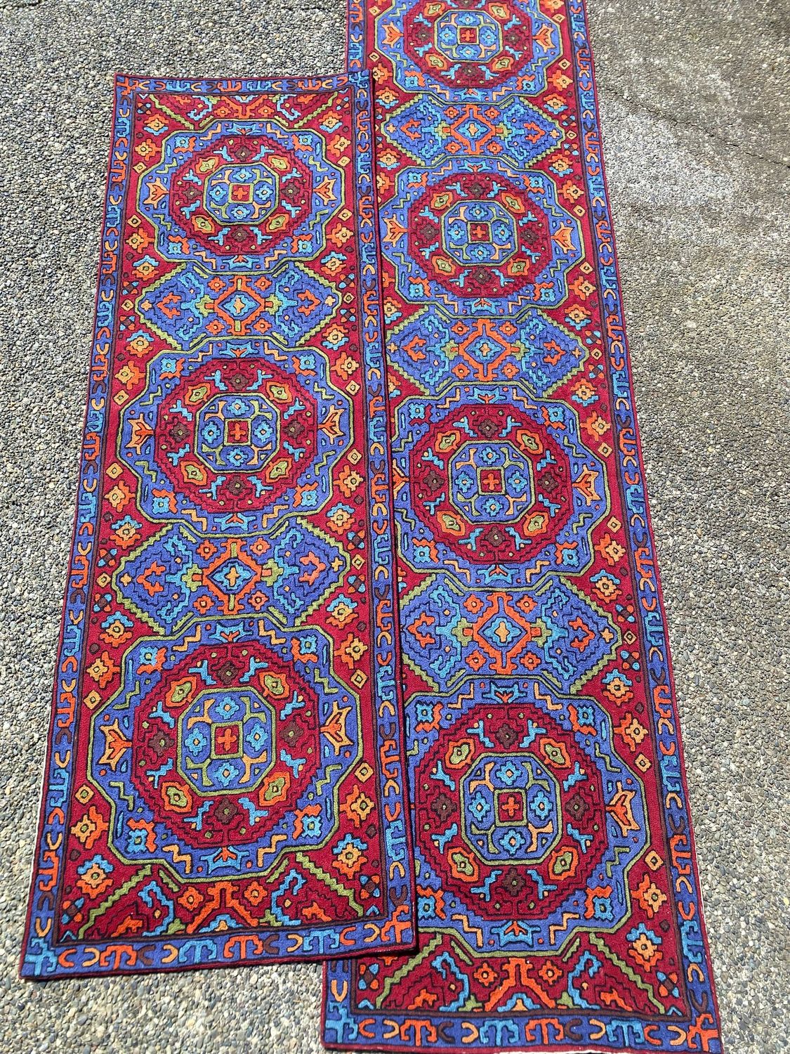 Kashmere Hand Embroidered Runners 2' X 6'
