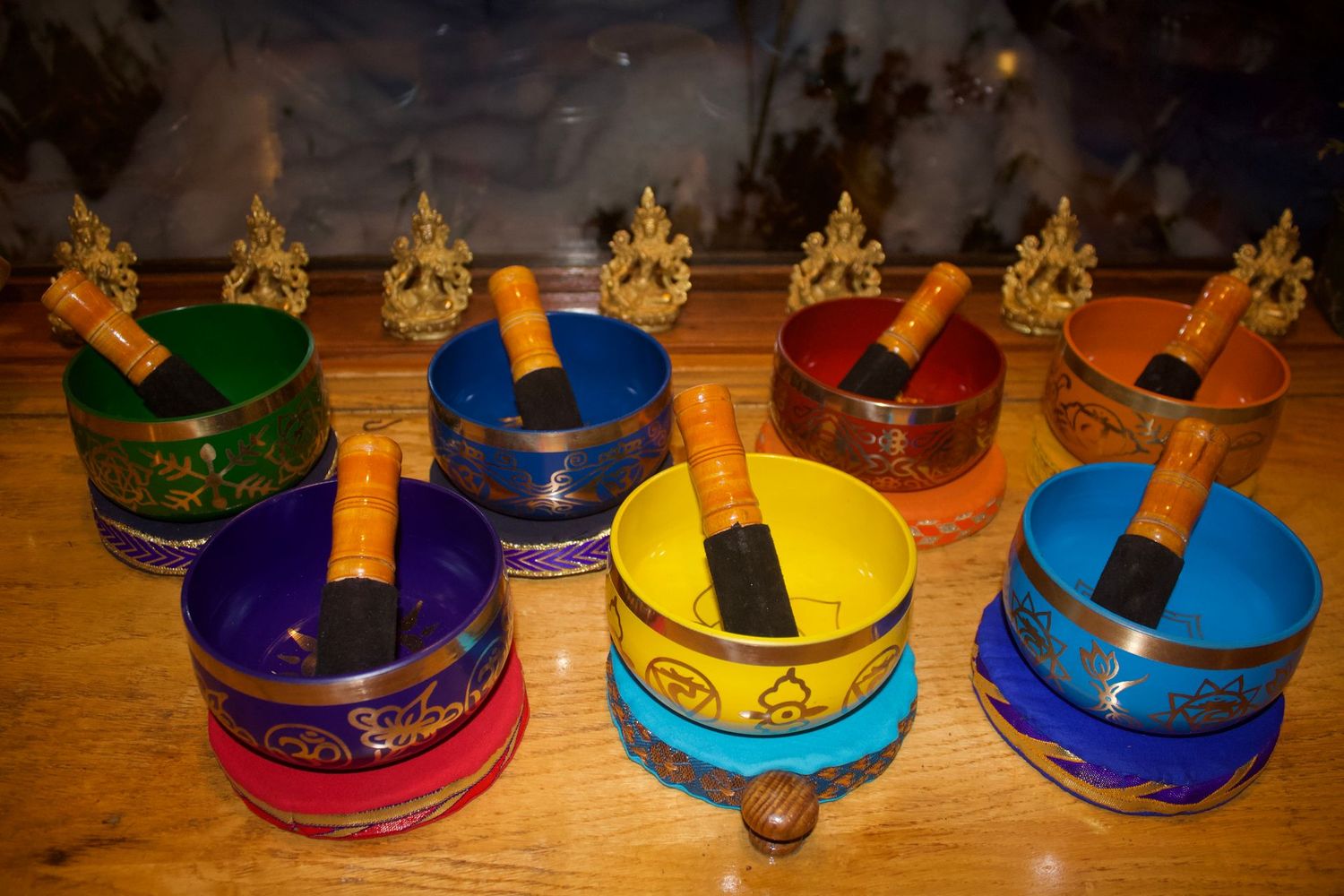 Singing Bowls (Machine Made)(Set of 7)(5 Inches)