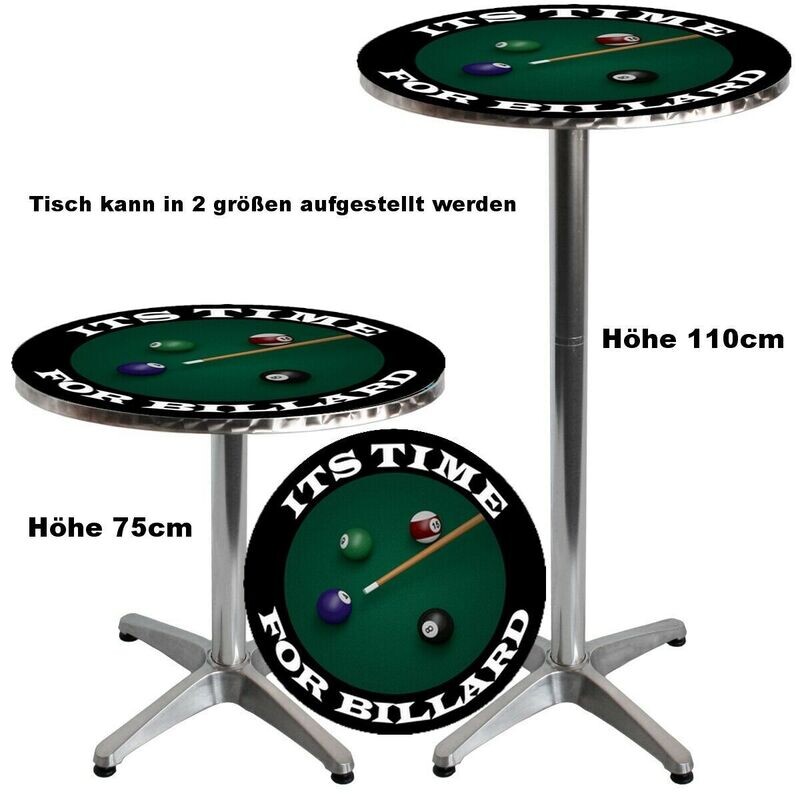 Standard Steh bzw. Bistrotische Billard Standard Steh bzw. Bistrotische Billard