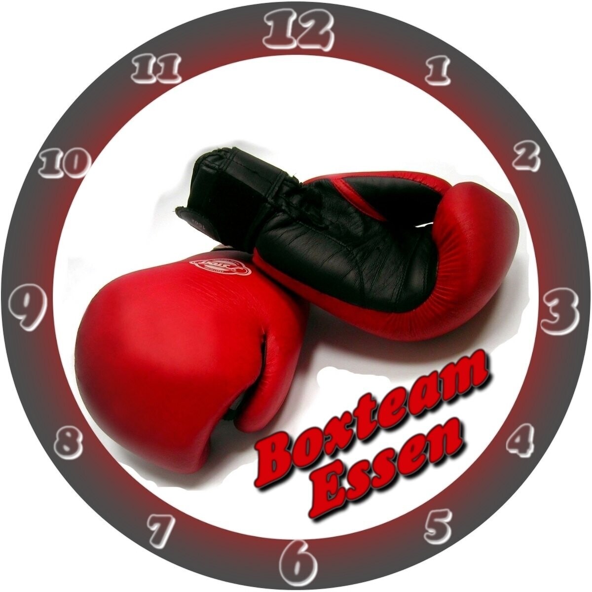 Boxer Boxen Fighter  Uhr mit Namen