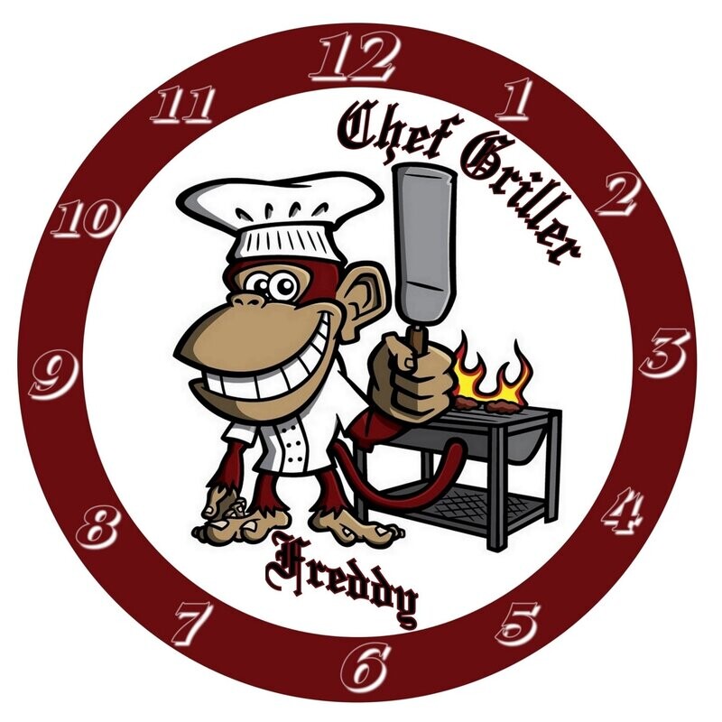 Chef Griller Uhr mit Namen