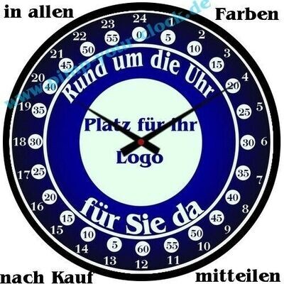 24 Stunden Wanduhr individuelle mit ihrem Bild oder Logo 24 Stunden Wanduhr individuelle mit ihrem Bild oder Logo
