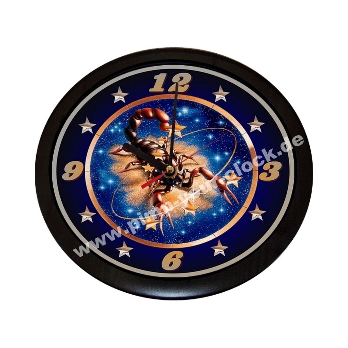Wanduhr Sternzeichen Skorpion