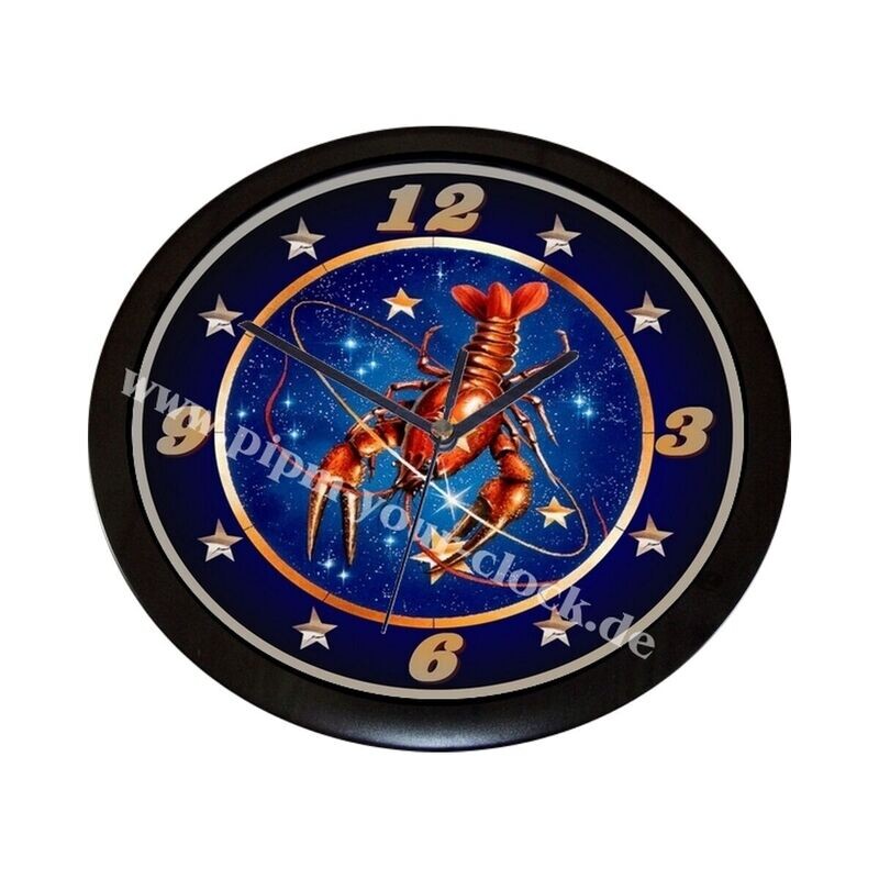 Wanduhr Sternzeichen Krebs
