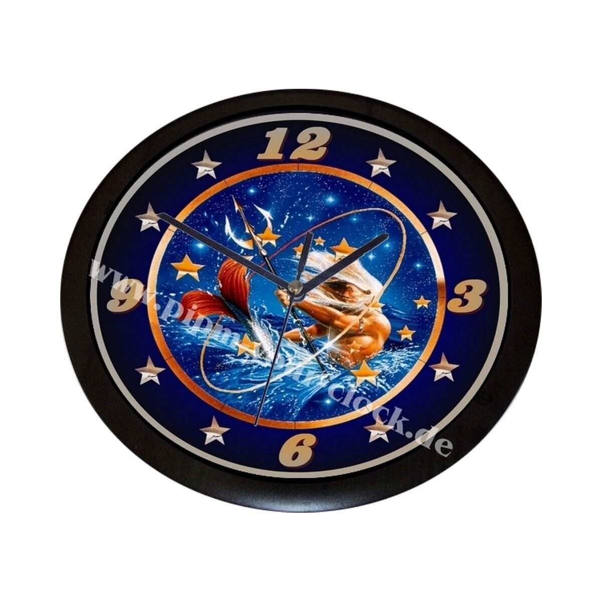 Wanduhr Sternzeichen Wassermann