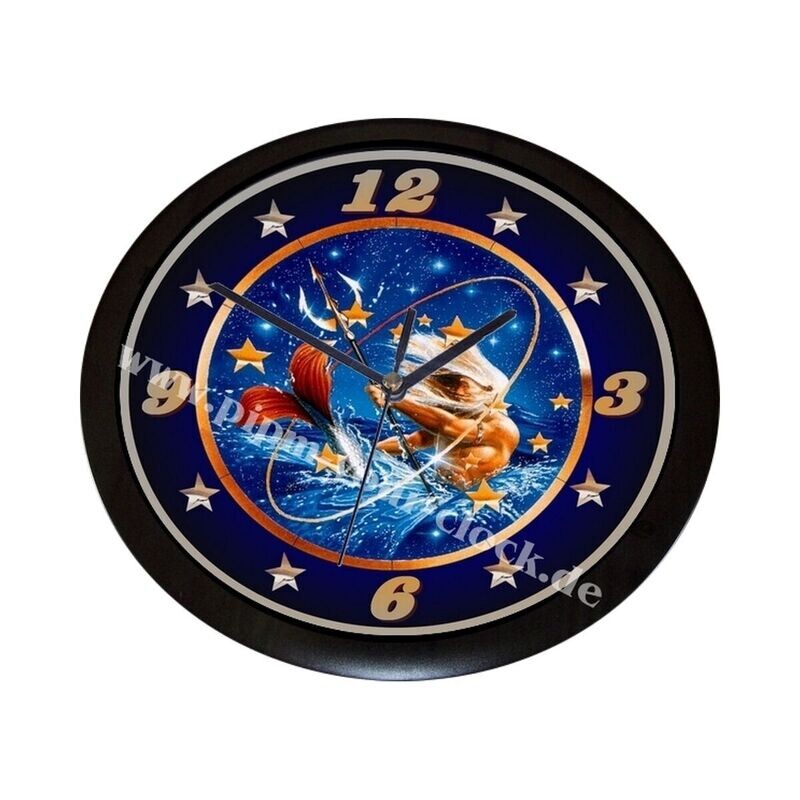 Wanduhr Sternzeichen Wassermann Wanduhr Sternzeichen Wassermann