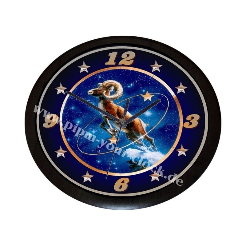 Wanduhr Sternzeichen Stier