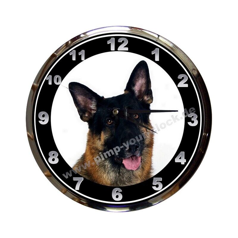 Wanduhr Tier - Hund - Deutscher Schäferhund