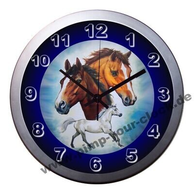 Wanduhr Tier -  Pferd - Horse