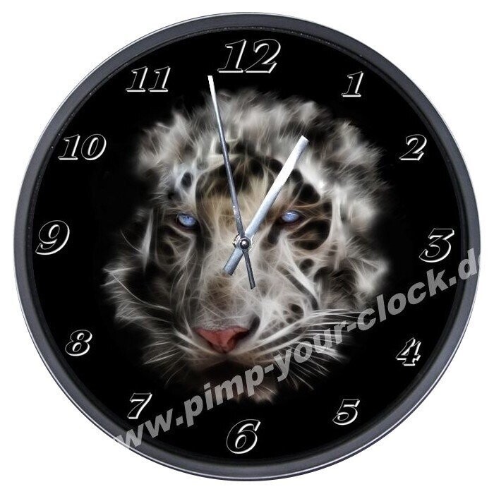 Wanduhr Tier - Tiger Katze Wildkatze