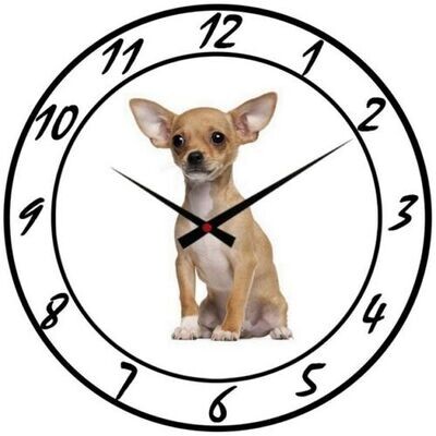 Wanduhr Tier -  Hund - Civava