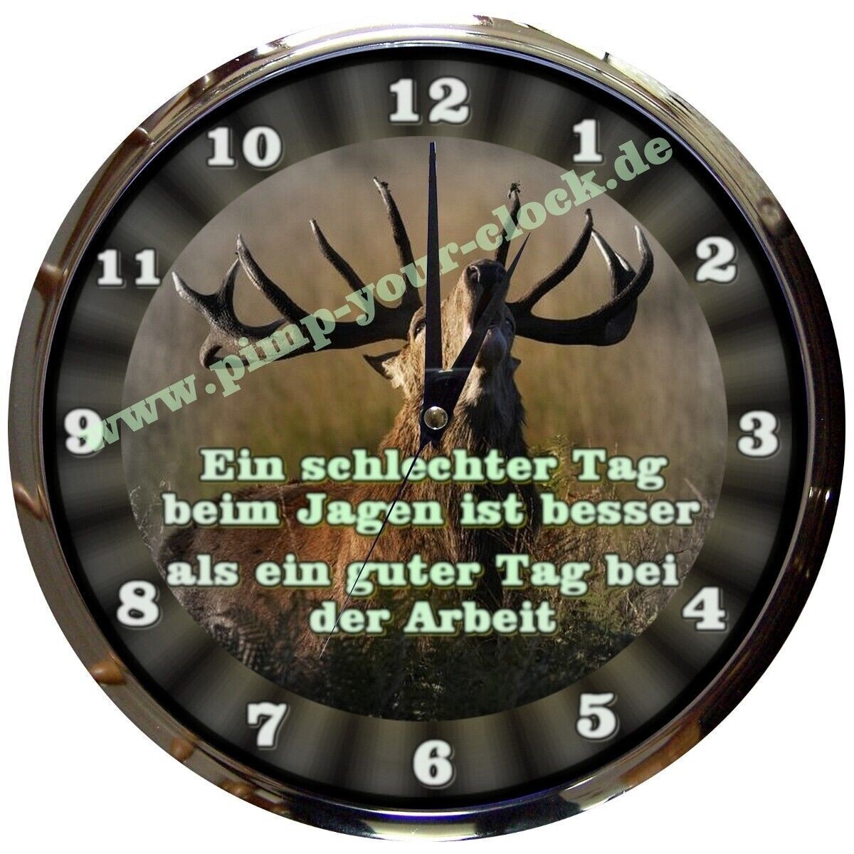 Wanduhr Jagen - Jagt - Jäger wizig
