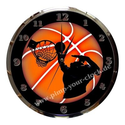 Wanduhr Baketball