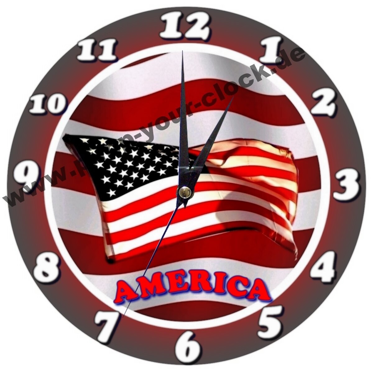Wanduhr USA - America