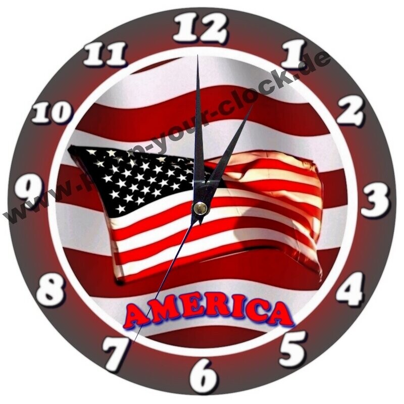 Wanduhr USA - America
