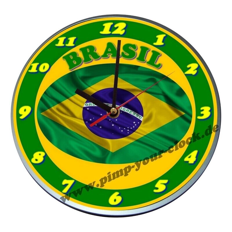 Wanduhr Brasilien