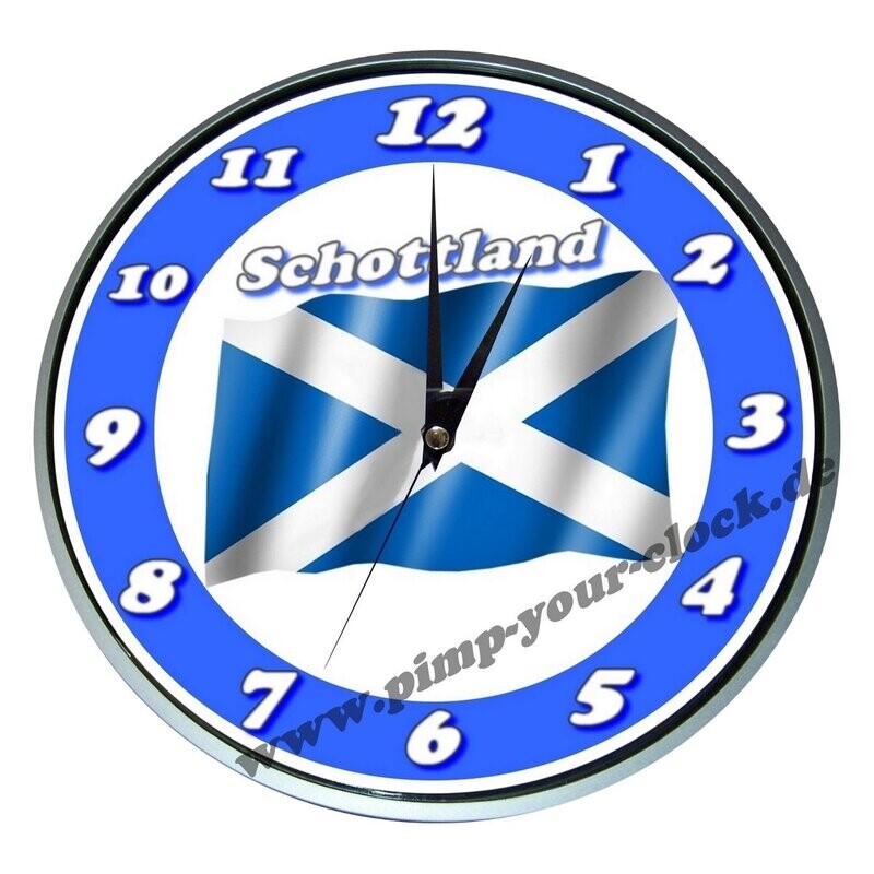 Wanduhr Schottland - Scotland