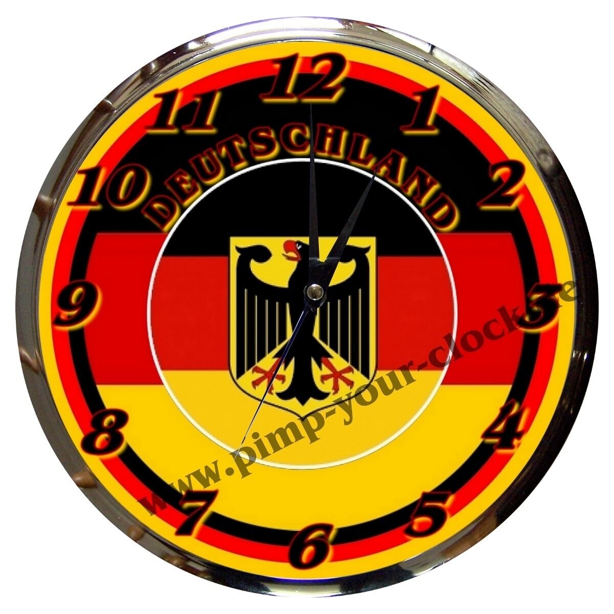 Wanduhr Länderflagge  Deutschland