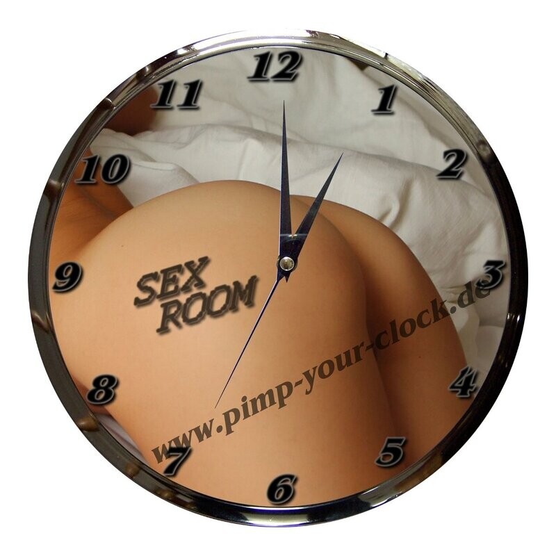 Wanduhr Sex Room