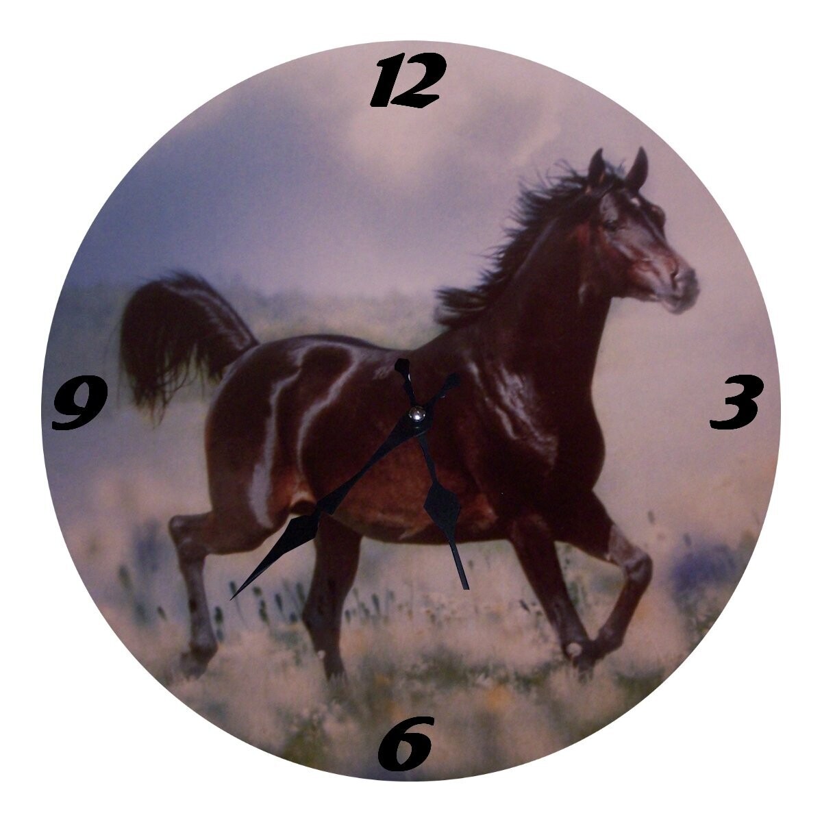 Wanduhr Pferd