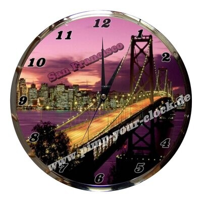 Wanduhr "USA  San Francisco "