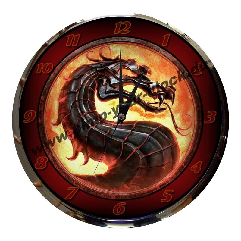 Wanduhr Drachen - Dragon