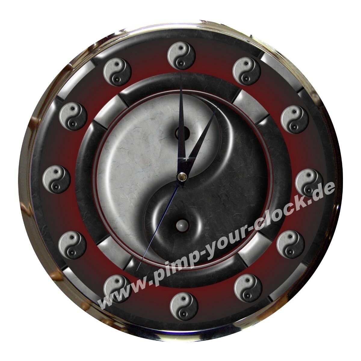 2. Wanduhr Yin Yang