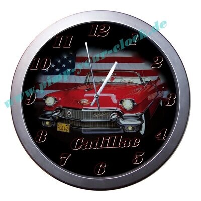 Wanduhr US Car Cadillac