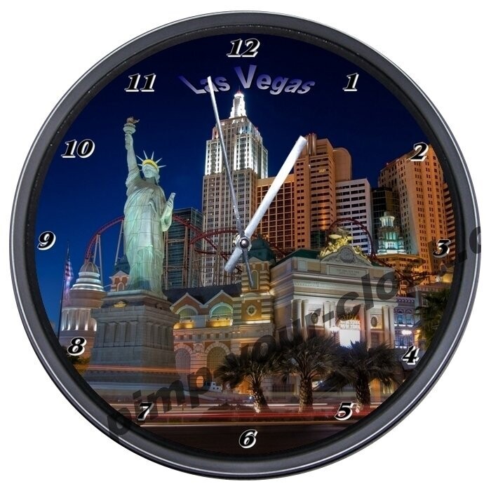 Wanduhr USA - Las Vegas