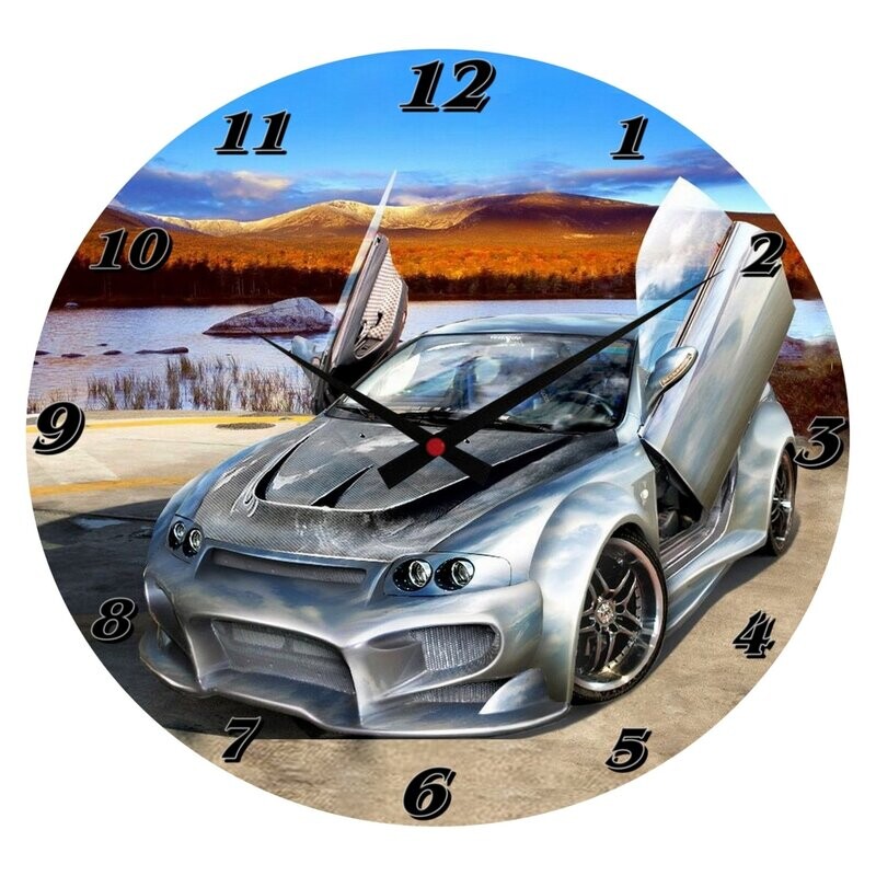 Wanduhr Auto - Car - Tunning