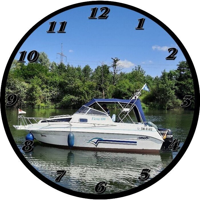 individuelle Wanduhr Boot - Schiff - Yacht