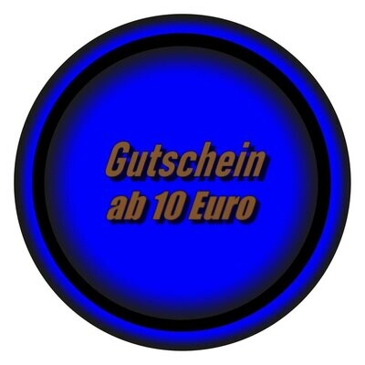 Gutschein mit festen Betrag ab 10 Euro