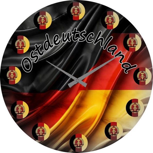Wanduhr " Ostdeutschland - DDR "