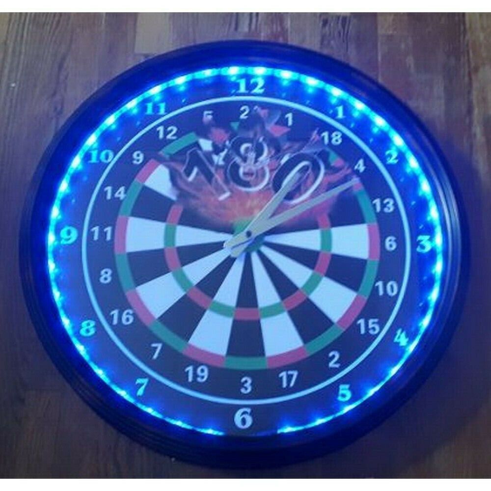 Angebot Dart Wanduhr XXXL 50cm Wanduhr mit LED Beleuchtung Angebot Dart Wanduhr XXXL 50cm Wanduhr mit LED Beleuchtung