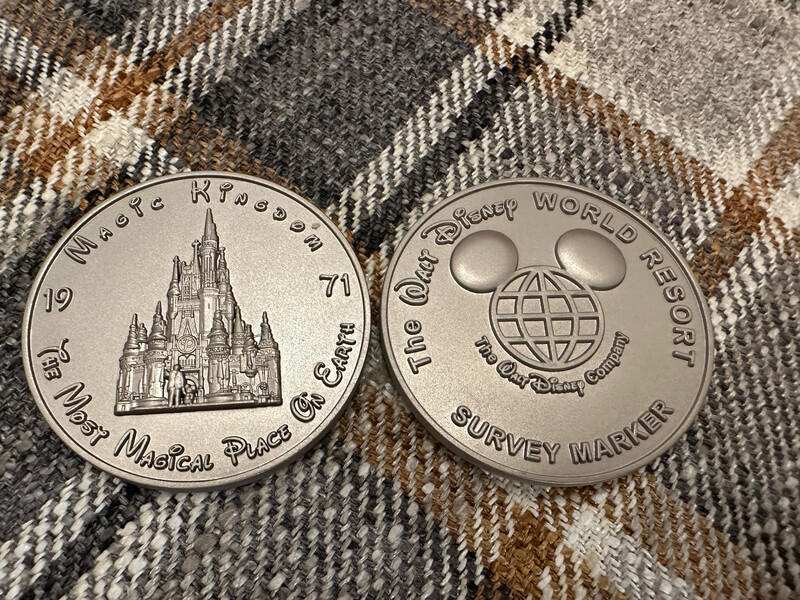WDW Resort Engineering Survey Marker - 4 Parks Set - IN STOCK