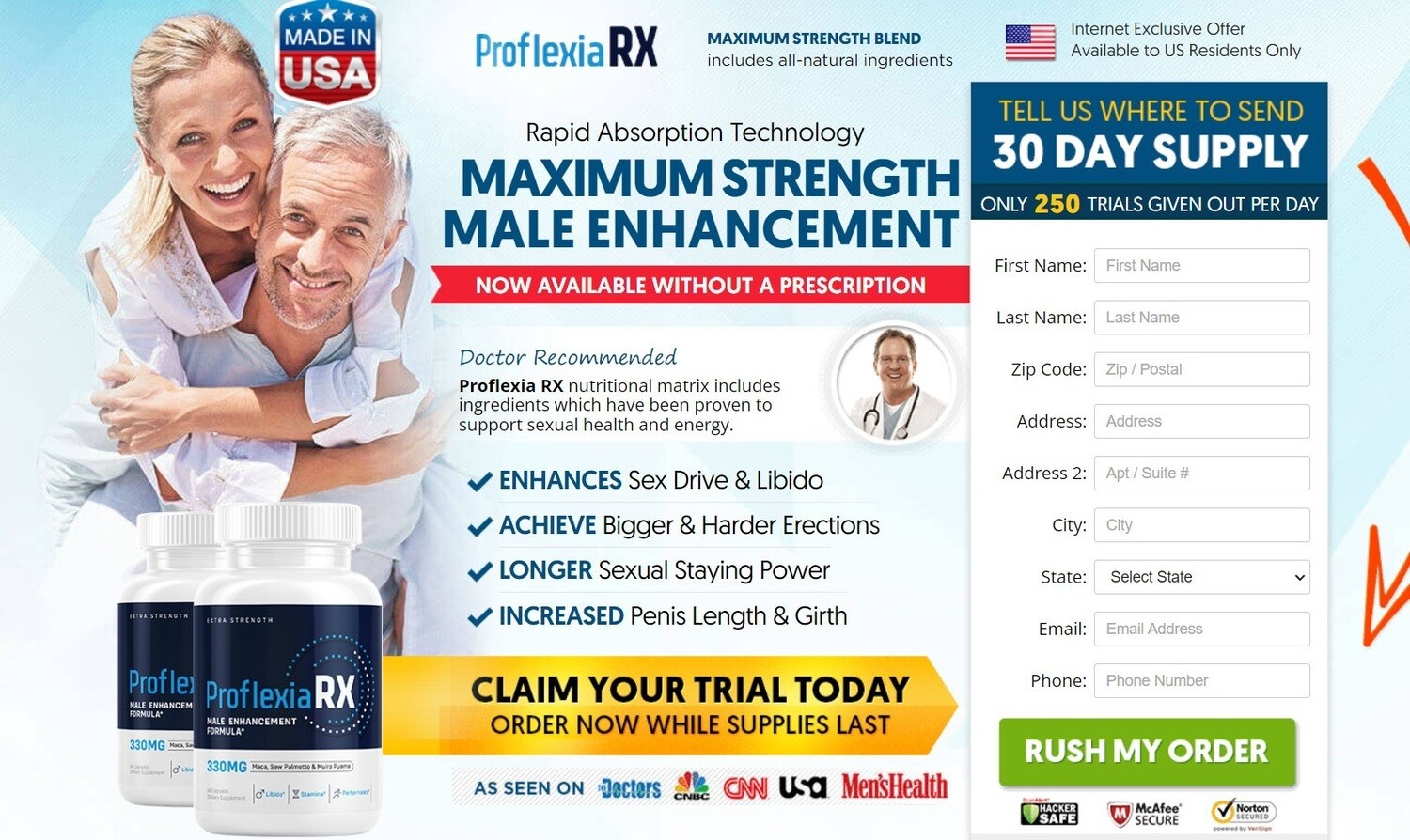 Proflexia RX Male Enhancement Pills USA Updated Reviews 2022