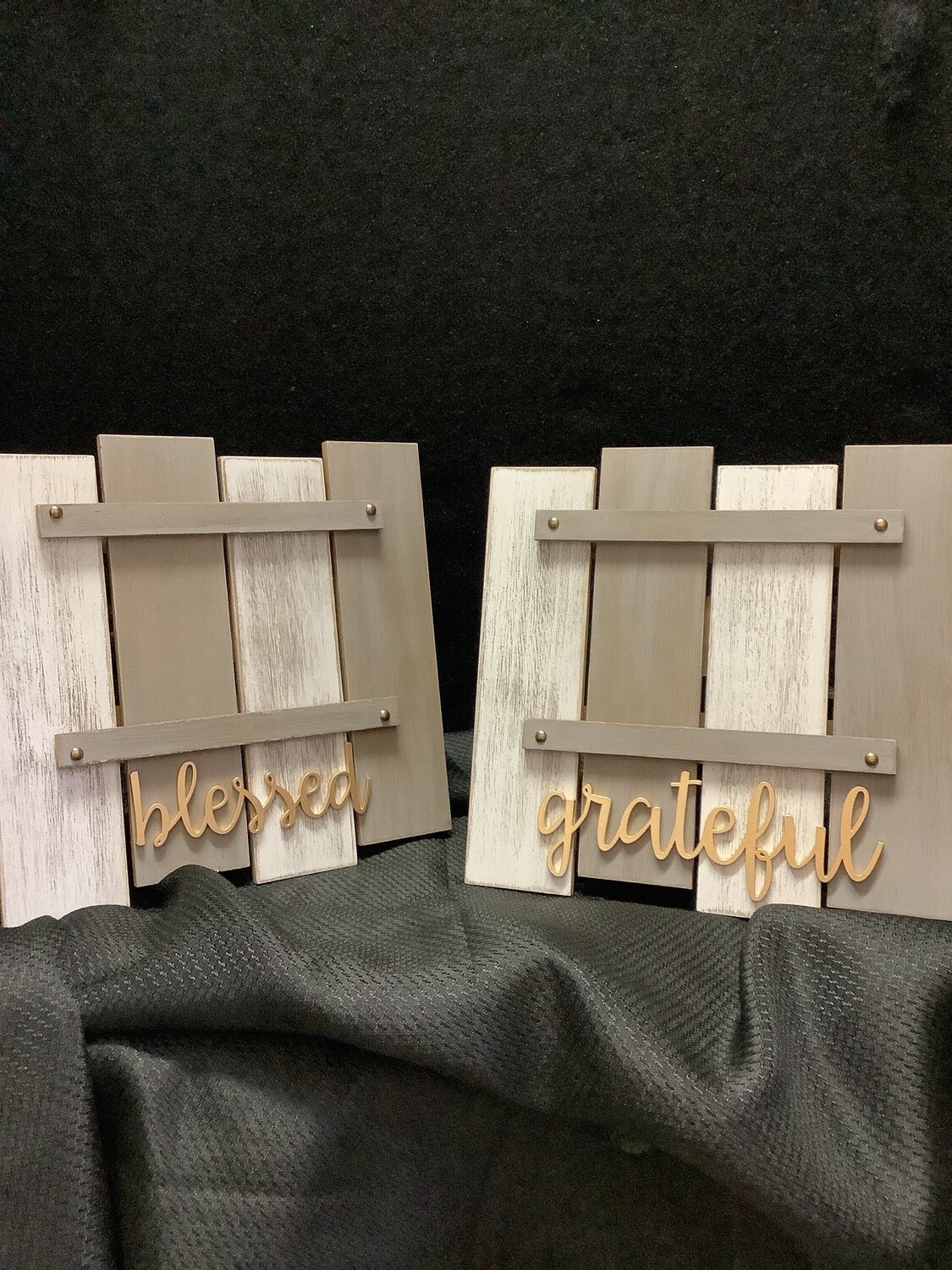 Grateful and Blessed Picture Frame Set