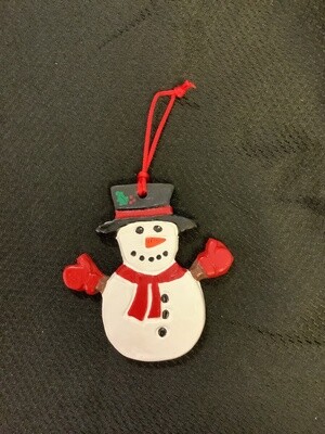 Snowman Tile Ornament
