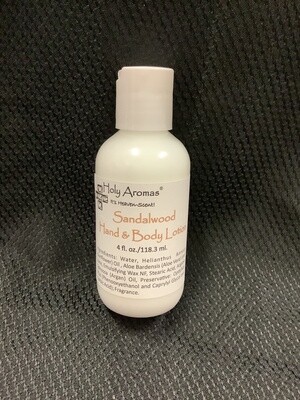 Sandalwood Hand &amp; Body Lotion 4 oz