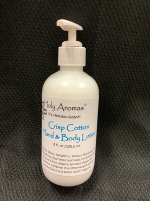 Crisp Cotton Hand &amp; Body Lotion 8 oz