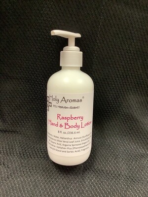 Raspberry Hand &amp; Body Lotion 8 oz