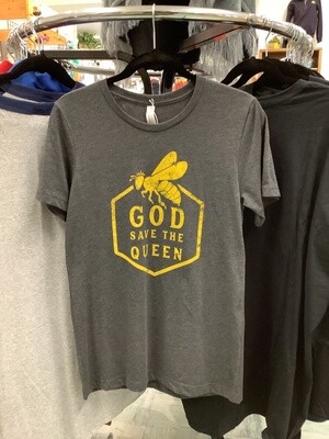 God Save The Queen Bee T Shirt - Small