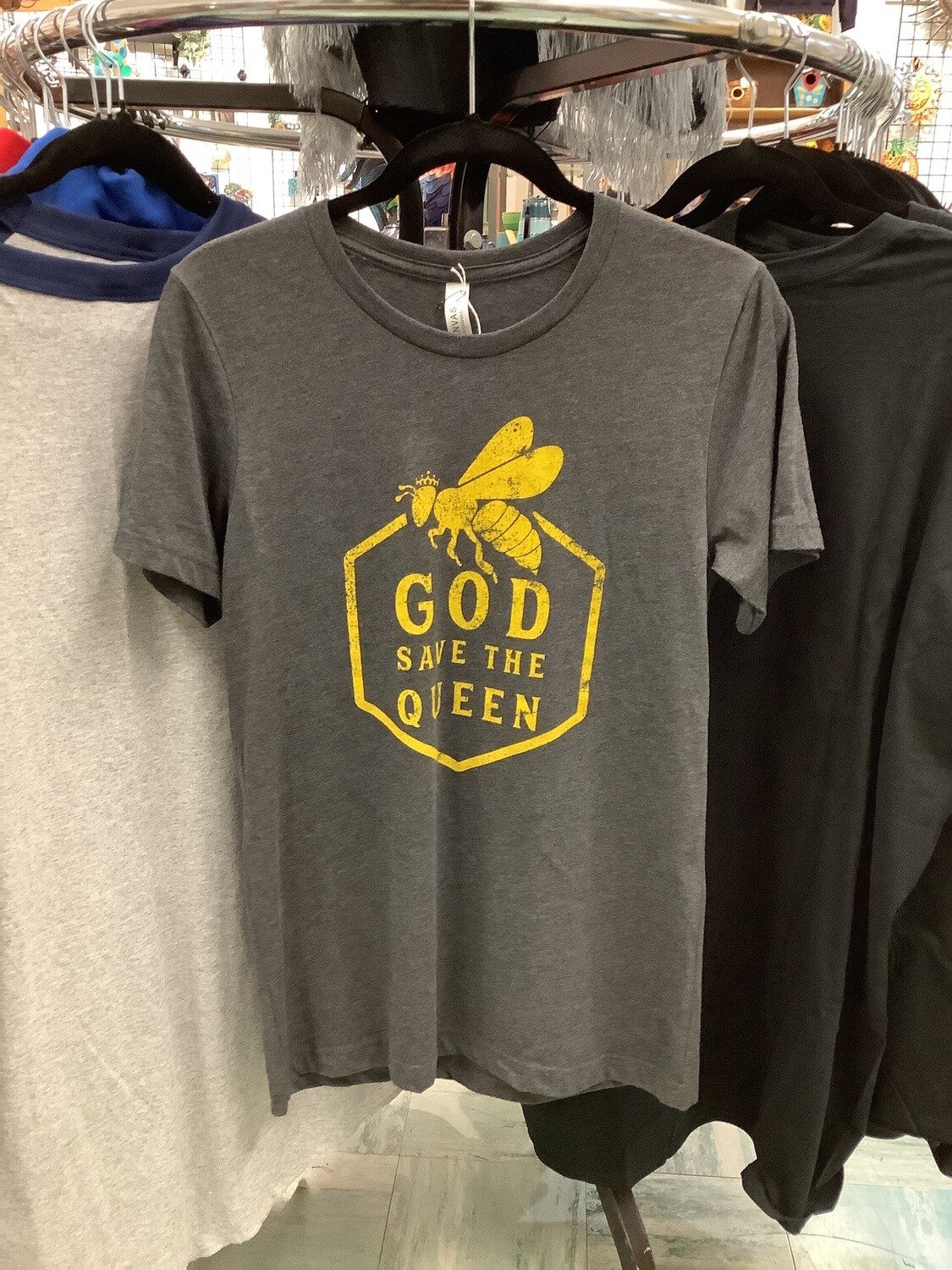 God Save The Queen Bee T Shirt - Medium