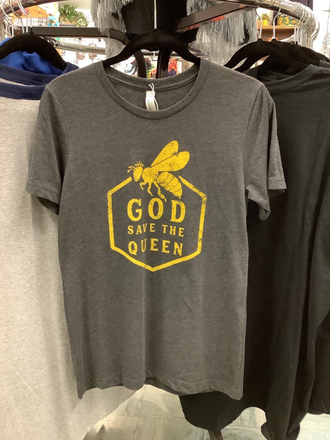 God Save The Queen Bee T Shirt - Xlarge