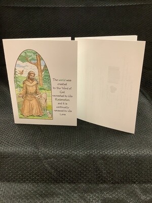 St Francis Card - SF JM 017
