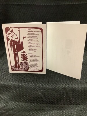 St Francis Card - SF PP SH 001