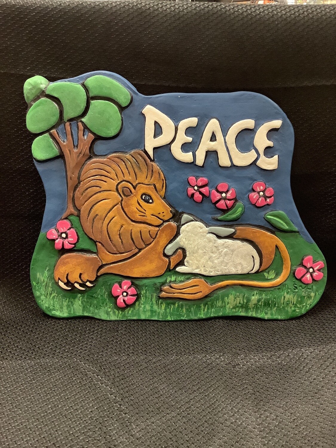 Peace with lion and lamb