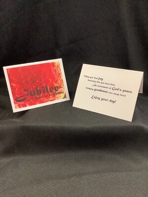 Jubilee Card - JU SH 001