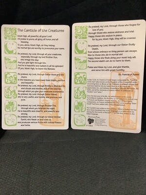 The Canticle Of The Creatures Card