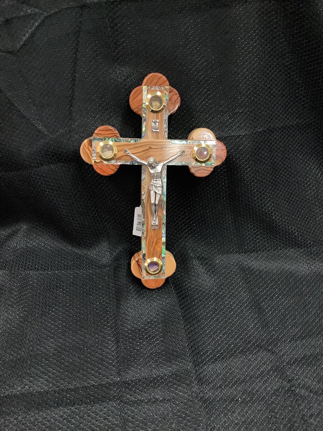 Orthodox Olive & Mother Of Pearl Crucifix